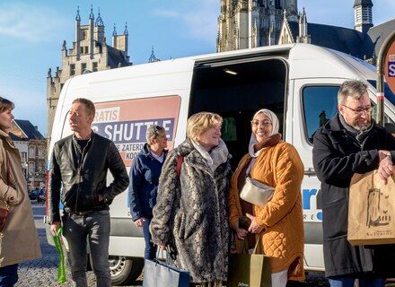 Shopping Shuttle: uitzonderingen december