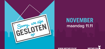 11 november gesloten