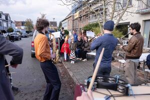 Fanfare speelt voor kinderen