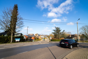 Het kruispunt Ter Doncklaan x Rijmenamsesteenweg voor de werken. 