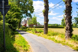 De Prinsenhoekstraat voor de werken. Een nieuwe asfalt is nodig.